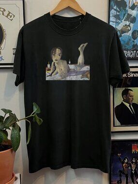 Rare Tomb Raider Lara Croft Black Tee
